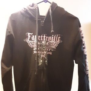 2017 Fayetville motorcycle rally hoodie